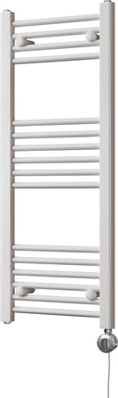 Zennor - White Electric Towel Rail H1000mm x W400mm Straight 300w Thermostatic