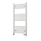 Zennor - White Dual Fuel Towel Rail H1000mm x W500mm Standard - Curved