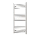 Zennor - White Heated Towel Rail - H1000mm x W500mm - Curved
