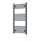 Zennor - Anthracite Electric Towel Rail H1000mm x W500mm Straight 300w Standard