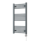 Zennor - Anthracite Electric Towel Rail H1000mm x W500mm Straight 400w Thermostatic