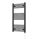 Zennor - Black Electric Towel Rail H1000mm x W500mm Straight 400w Standard
