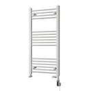 Zennor - White Dual Fuel Towel Rail H1000mm x W500mm Thermostatic WIFI - Straight