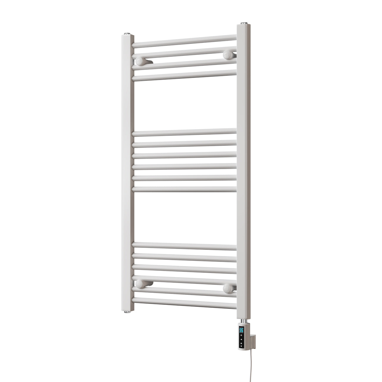 Zennor - White Electric Towel Rail H1000mm x W500mm Straight 300w Thermostatic WIFI