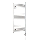 Zennor - White Electric Towel Rail H1000mm x W500mm Straight 400w Thermostatic