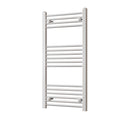 Zennor - White Heated Towel Rail - H1000mm x W500mm - Straight