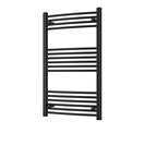 Zennor - Black Heated Towel Rail - H1000mm x W600mm - Curved