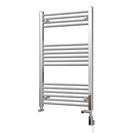 Zennor - Chrome Dual Fuel Towel Rail H1000mm x W600mm Thermostatic WIFI - Straight