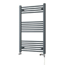 Zennor - Anthracite Dual Fuel Towel Rail H1000mm x W600mm Standard - Straight