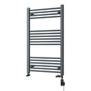 Zennor - Anthracite Dual Fuel Towel Rail H1000mm x W600mm Thermostatic WIFI - Straight
