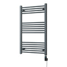Zennor - Anthracite Electric Towel Rail H1000mm x W600mm Straight 500w Thermostatic WIFI