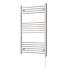 Zennor - White Electric Towel Rail H1000mm x W600mm Straight 500w Standard