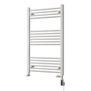 Zennor - White Dual Fuel Towel Rail H1000mm x W600mm Thermostatic WIFI - Straight