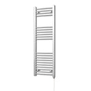 Zennor - Chrome Electric Towel Rail H1200mm x W400mm Curved 200w Standard