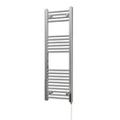 Zennor - Chrome Electric Towel Rail H1200mm x W400mm Straight 200w Standard