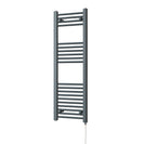 Zennor - Anthracite Electric Towel Rail H1200mm x W400mm Straight 400w Standard
