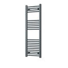 Zennor - Anthracite Heated Towel Rail - H1200mm x W400mm - Straight