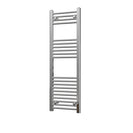 Zennor - Chrome Heated Towel Rail - H1200mm x W400mm - Straight