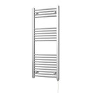 Zennor - Chrome Electric Towel Rail H1200mm x W500mm Curved 300w Standard