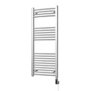 Zennor - Chrome Electric Towel Rail H1200mm x W500mm Curved 300w Thermostatic WIFI