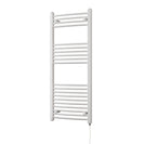 Zennor - White Electric Towel Rail H1200mm x W500mm Curved 500w Standard