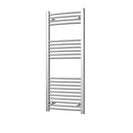 Zennor - Chrome Heated Towel Rail - H1200mm x W500mm - Curved