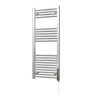 Zennor - Chrome Electric Towel Rail H1200mm x W500mm Straight 300w Standard