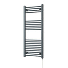 Zennor - Anthracite Electric Towel Rail H1200mm x W500mm Straight 500w Standard