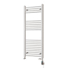 Zennor - White Dual Fuel Towel Rail H1200mm x W500mm Thermostatic WIFI - Straight