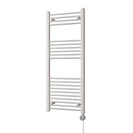 Zennor - White Electric Towel Rail H1200mm x W500mm Straight 500w Thermostatic