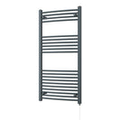 Zennor - Anthracite Electric Towel Rail H1200mm x W600mm Curved 500w Standard