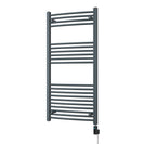 Zennor - Anthracite Electric Towel Rail H1200mm x W600mm Curved 600w Thermostatic WIFI