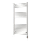 Zennor - White Electric Towel Rail H1200mm x W600mm Curved 600w Thermostatic WIFI