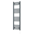 Zennor - Anthracite Electric Towel Rail H1400mm x W400mm Curved 400w Standard