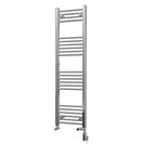 Zennor - Chrome Dual Fuel Towel Rail H1400mm x W400mm Thermostatic WIFI - Straight