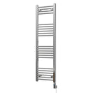 Zennor - Chrome Electric Towel Rail H1400mm x W400mm Straight 300w Thermostatic WIFI