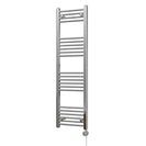 Zennor - Chrome Electric Towel Rail H1400mm x W400mm Straight 300w Thermostatic