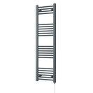 Zennor - Anthracite Electric Towel Rail H1400mm x W400mm Straight 400w Standard