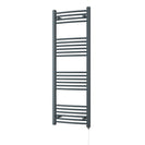 Zennor - Anthracite Electric Towel Rail H1400mm x W500mm Curved 500w Standard