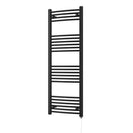 Zennor - Black Electric Towel Rail H1400mm x W500mm Curved 500w Standard