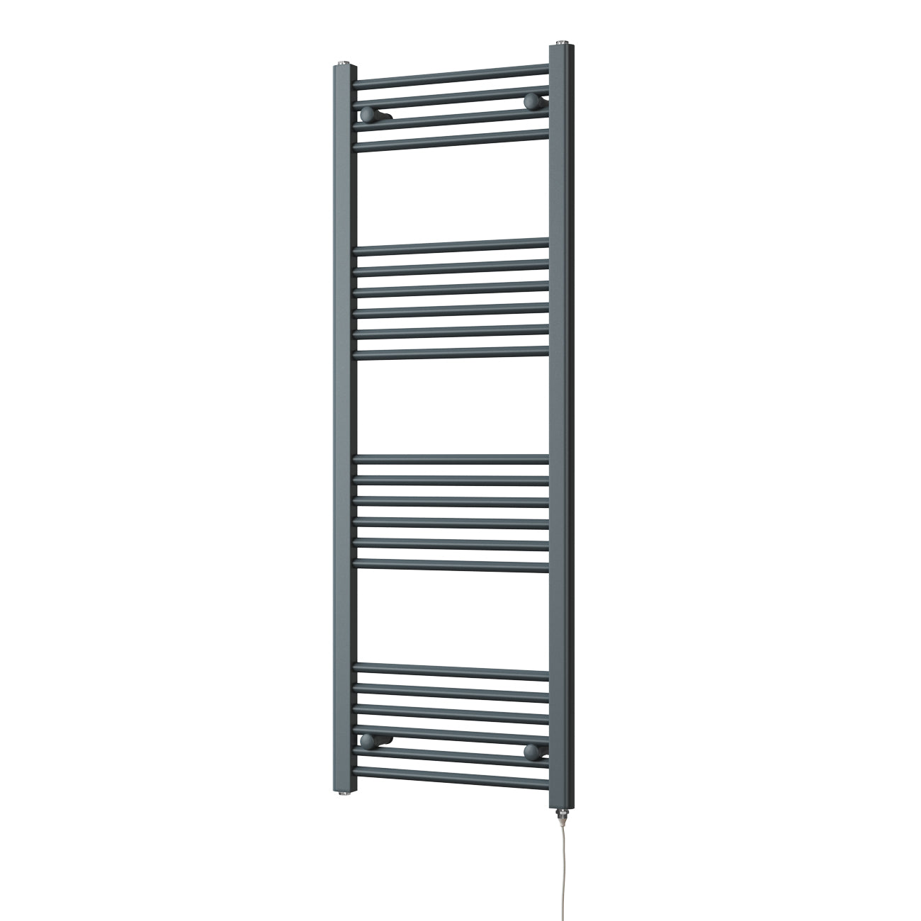 Zennor - Anthracite Electric Towel Rail H1400mm x W500mm Straight 500w Standard