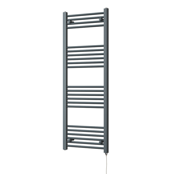 Zennor - Anthracite Electric Towel Rail H1400mm x W500mm Straight 500w Standard