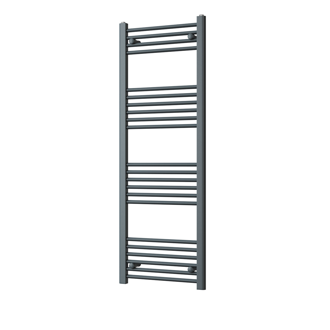Zennor - Anthracite Heated Towel Rail - H1400mm x W500mm - Straight