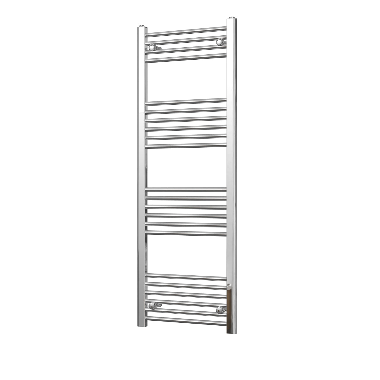 Zennor - Chrome Heated Towel Rail - H1400mm x W500mm - Straight