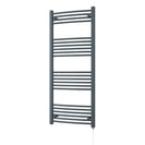 Zennor - Anthracite Electric Towel Rail H1400mm x W600mm Curved 700w Standard