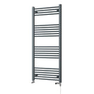 Zennor - Anthracite Dual Fuel Towel Rail H1400mm x W600mm Standard - Straight