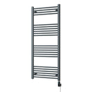 Zennor - Anthracite Electric Towel Rail H1400mm x W600mm Straight 700w Thermostatic WIFI