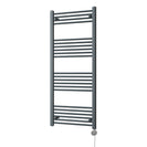 Zennor - Anthracite Electric Towel Rail H1400mm x W600mm Straight 700w Thermostatic