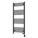 Zennor - Black Dual Fuel Towel Rail H1400mm x W600mm Thermostatic WIFI - Straight