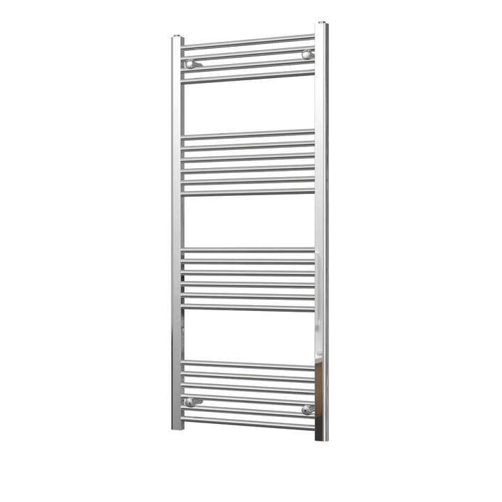 Zennor - Chrome Heated Towel Rail - H1400mm x W600mm - Straight